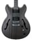 Ibanez AS53 Artcore Semi-Hollowbody Electric Guitar Trans Black Flat Body View